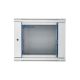 3. Extralink 9U 600x600 Gray Wall-Mounted Rack Cabinet