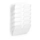 3. Durable FLEXIPLUS 6-Shelf Literature Shelf. Transparent