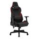 3. SENSE7 Sentinel Gaming Chair Upholstered Seat Black, Red