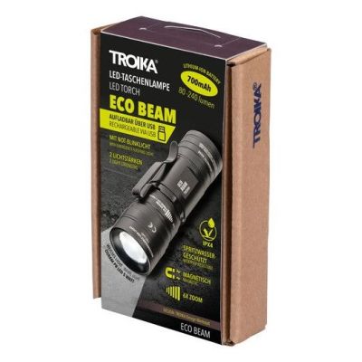 5. TROIKA ECO BEAM Black Magnetic LED Flashlight Mount