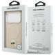 8. Karl Lagerfeld Karl Pin MagSafe Case for iPhone 17 Pro Max - Beige