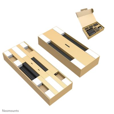 19. Neomounts FL55-975BL1 Media Stand Black Flat Panel Media Card/Media Cart