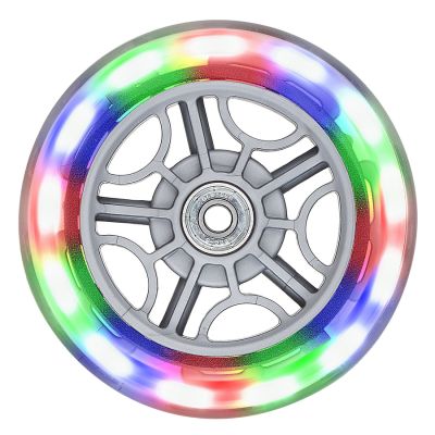 Glowing scooter wheels 121mm 2 pcs (538-002)