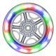 Glowing scooter wheels 121mm 2 pcs (538-002)