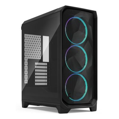 15. Fractal Meshify 3 Black RGB TG Midi Tower Gaming Gehäuse schwarz