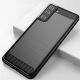 4. Carbon Case Flexible Cover TPU Case for Samsung Galaxy S21+ 5G (S21 Plus 5G) black