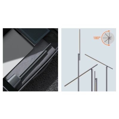 16. Baseus Smart Eye wireless LED desk lamp with battery 2200 mAh gray (DGZG-0G)