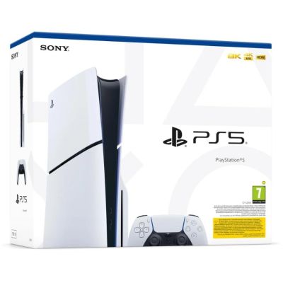 5. Sony PlayStation 5 Slim Blu-Ray 1TB white console