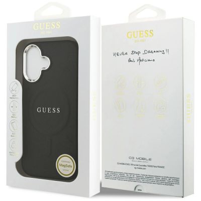 8. Guess Classic Logo MagSafe Case for iPhone 17 - Black