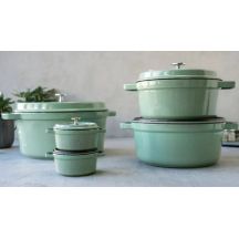 STAUB 40508-707-0 round cast iron pot - mint 6.7 ltr