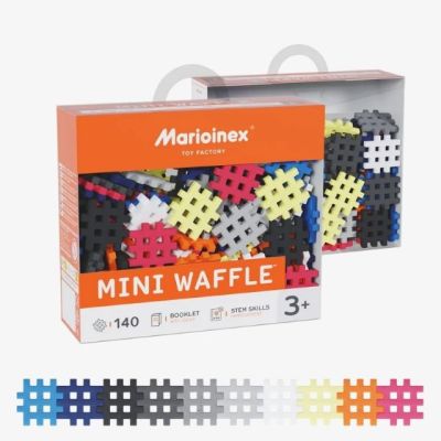 3. Marioinex Mini Waffle Building Blocks Set 2, 140 pieces