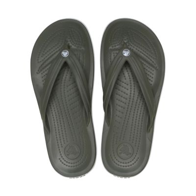 4. Crocs Crocband Flip flip-flops olive 11033 3J5