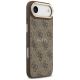 4. Guess 4G PU Classic Logo MagSafe Case for iPhone 17 Air - Brown