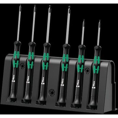 2. Wera 2052/6 Hexagon Standard Screwdriver Set