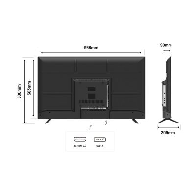 7. JAPANNEXT monitor 109.2cm JN-IPS430UHD60F 16:9 3x HDMI UHD