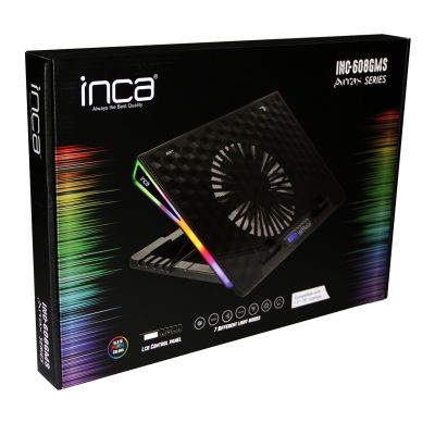 6. Inca INC-608GMS Laptop Stand Notebook Stand Black 43.2 cm (17")