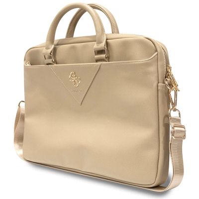 2. Guess Triangle 4G bag for a 16" laptop - gold