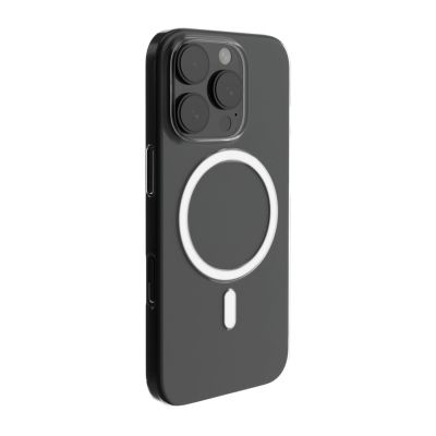 4. Puro 03 Mag MagSafe Silicone Case for iPhone 16 Pro - Transparent