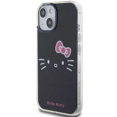 2. Hello Kitty IML Kitty Face case for iPhone 15 - black