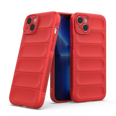 6. Magic Shield Case case for iPhone 14 Plus flexible armored cover red