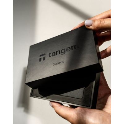 6. Tangem Wallet Cryptocurrency Wallet - 3 Cards