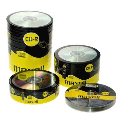 3. MAXELL CD-R 700 MB 52x80 min, blister, disc 50 pieces