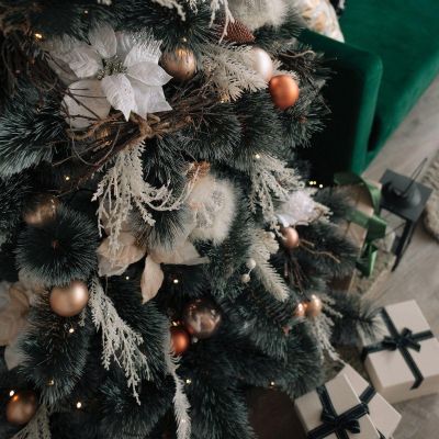 7. CHRISTMAS TREE LINE KLARA SNOW 50CM
