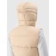 5. Women's quilted down vest with hood 4F 4FWAW24TVJAF141-83S