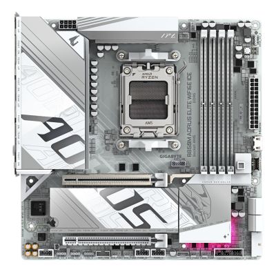 3. GIGA B850M AORUS ELITE WF6E ICE AM5 DDR5 µATX Motherboard