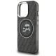 6. Karl Lagerfeld IML Glitter Karl & Choupette Heads Logo MagSafe Case for iPhone 16 Pro - Black