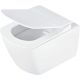 Wall-hung rimless toilet bowl