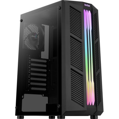 2. AEROCOOL PGS PRIME-G-BK-v1 RGB CASE black