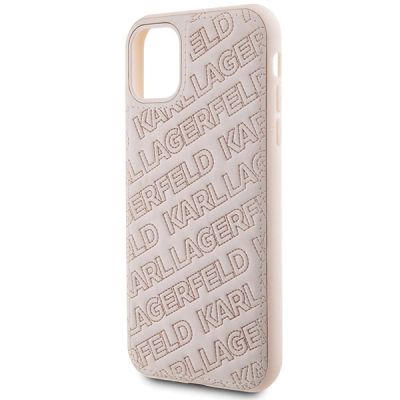 6. Karl Lagerfeld Quilted K Pattern case for iPhone 11 / Xr - pink
