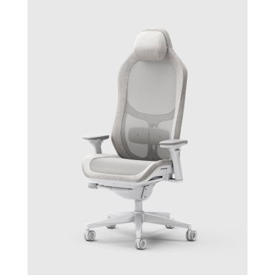 2. Fractal Design Refine 2 Mesh Light Gaming Chair Padded Upholstered Seat Gray