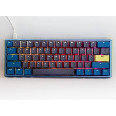 9. Ducky One 3 Daybreak Mini Gaming Keyboard USB German Black, Blue, Green