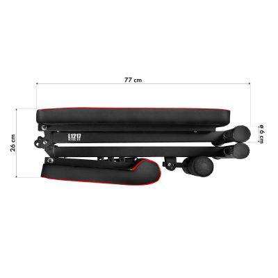 3. L1217 HMS Adjustable Folding Cable Exercise Bench