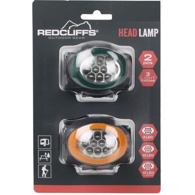 17. REDCLIFFS TOURIST HEADLAMP 2 PCS