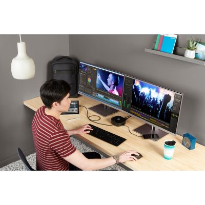 23. HP USB-C Dock G5 100W Docking Station + Power Adapter Black 5TW10AA