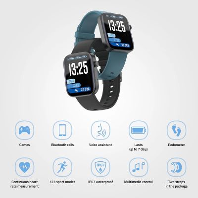 2. LAMAX BCool2 Plus Black Smart Watch
