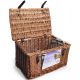 6. WICKER BICYCLE BASKET FOR THE FRONT 45x30x25cm BICYCLE GEAR