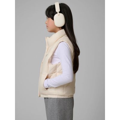 5. Girls' vest with synthetic filling 4F 4FJWSS26TVJAF312-12S