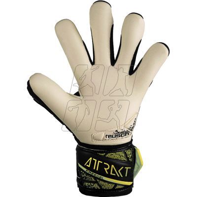 4. Reusch Attrakt Freegel Gold Finger Support Jr gloves 54 72 130 7752