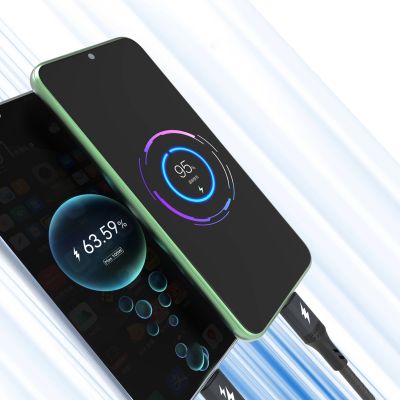 3. Dudao L3E 3 in 1 60W MicroUSB USB-C Lightning Cable 1.2m - Black