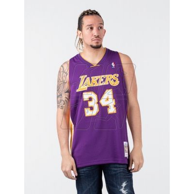 2. Mitchell & Ness Los Angeles Lakers NBA Swingman Jersey Lakers 99-00 Shaquille O`Neal SMJYGS18447-LALPURP99SON