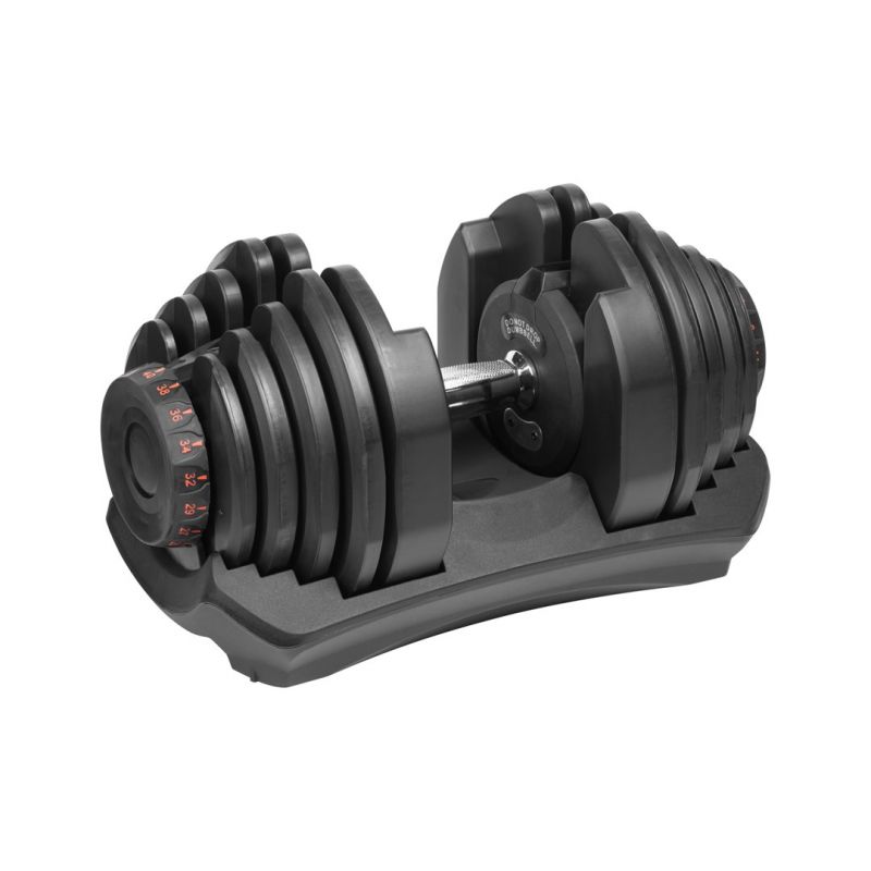 2. Adjustable cast iron dumbbell 40 kg REBEL ACTIVE