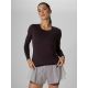 Women's training longsleeve slim quick-drying 4F 4FRAW26TFLOF0733-80S
