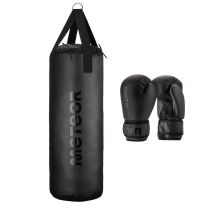 Meteor 12kg Punching Bag and 6oz Boxing Gloves Set
