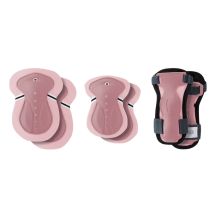 Children's knee, elbow, wrist protectors pastel pink (540/541-210)