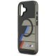6. BMW M IML Metal Buttons Tricolor Lines MagSafe Case for iPhone 17 - Black
