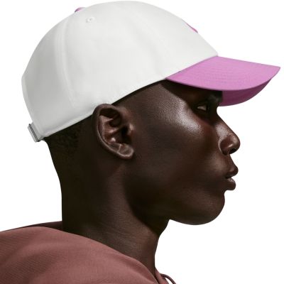 6. Nike Club Cap White and Pink FB5368 103